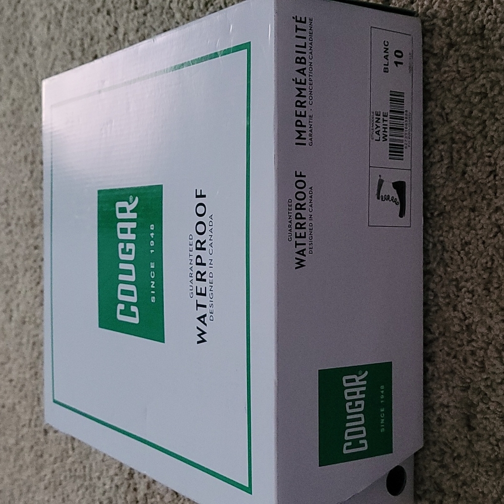 Cougar Women's Boot, White size 10